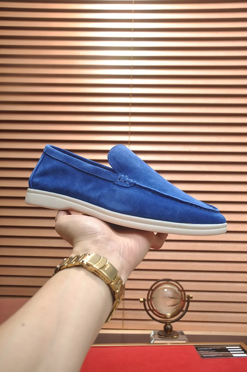 Men's shoes 💰400💶[𝐥𝐨𝐫𝐨 𝐏𝐢𝐚𝐧𝐚] [Couple model] High-end quality, affordable price, LP classic loafers, Italian treasure brand, the only brand that can match Hermès! Only after wearing it do we know that we can’t live up to our feet. Women’s code: 35-40 (customized sizes 34, 41, 42 are non-returnable) Men’s code: 38-44 (customized 45, 46, 47, 48 are non-refundable) Fabric: Customized imported cashmere Lining: Customized imported fetal cowhide Foot: Imported benzene-dyed calfskin Outsole: Exclusive original glass rubber outsole